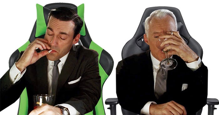 best-executives-gaming-chairs-2019 High powered executives sitting on gaming chairs