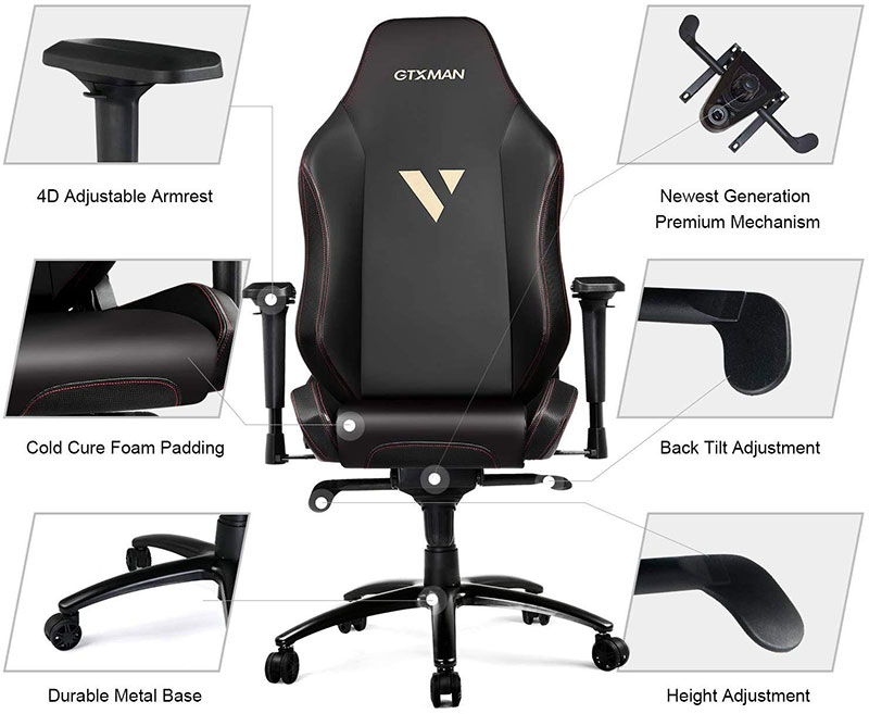 GTRacing Luxury Series gaming chair review | ChairsFX
