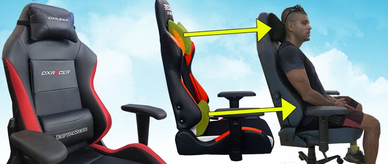 lumbar support pillow gaming chair