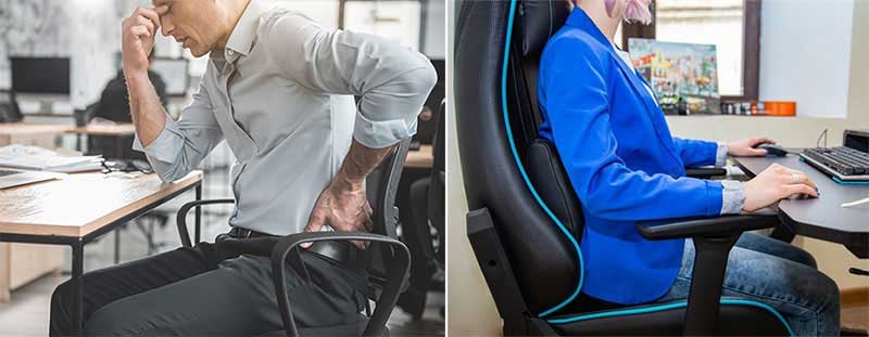 Benefits of using a gaming chair lumbar support | ChairsFX