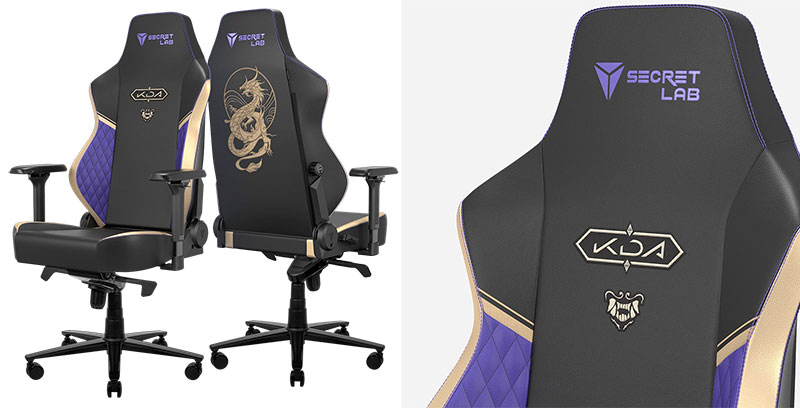 League of Legends and K/DA chairs from Secretlab | ChairsFX