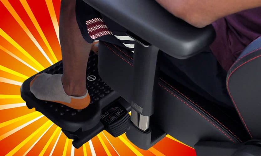 Boost ergonomic performance with a dynamic footrest ChairsFX