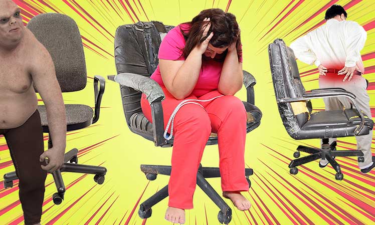 Why non-ergonomic office chairs are bad for the back | ChairsFX