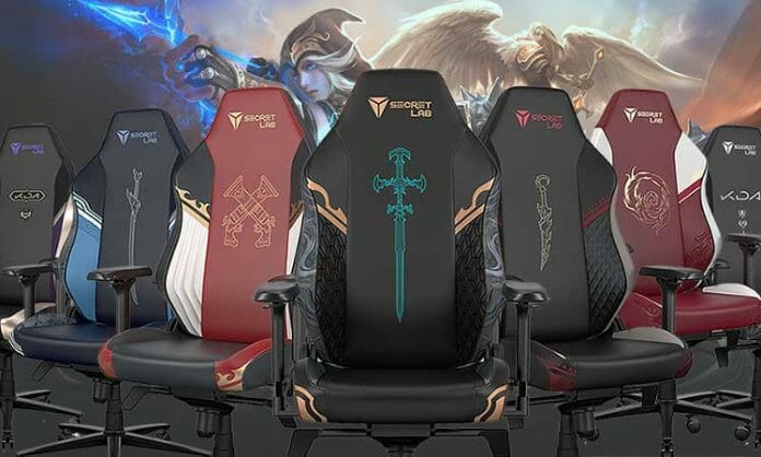 League of Legends and K/DA chairs from Secretlab | ChairsFX