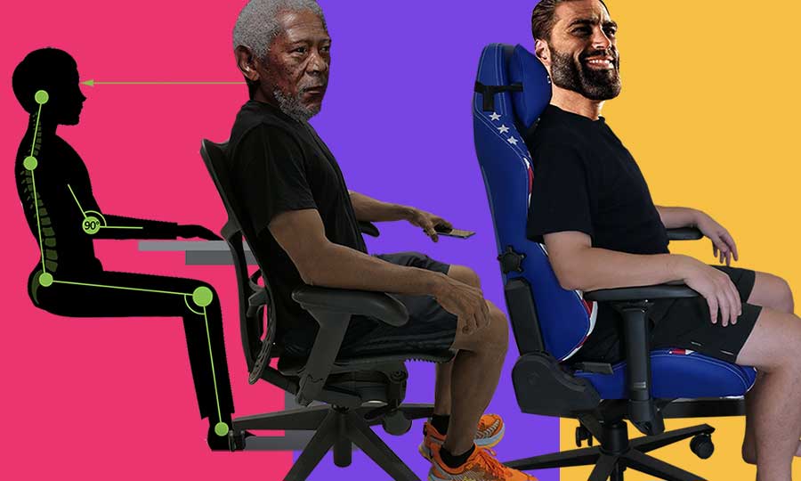 Gaming Vs Ergonomic Office Chair Neutral Postures Compared