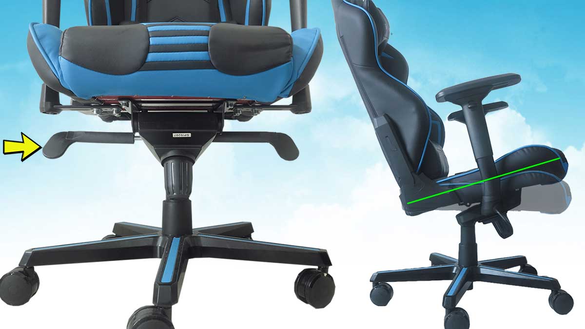 Leaning gaming online chair